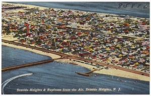 Seaside Heights & Bayfront from the air, Seaside Heights, N. J.