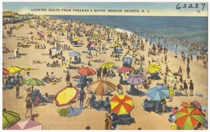 Looking south from Freeman's Baths, Seaside Heights, N. J.