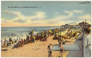On the beach at Seaside Heights, N. J.