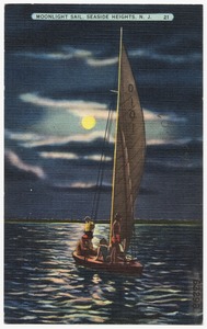 Moonlight sail, Seaside Heights, N. J.