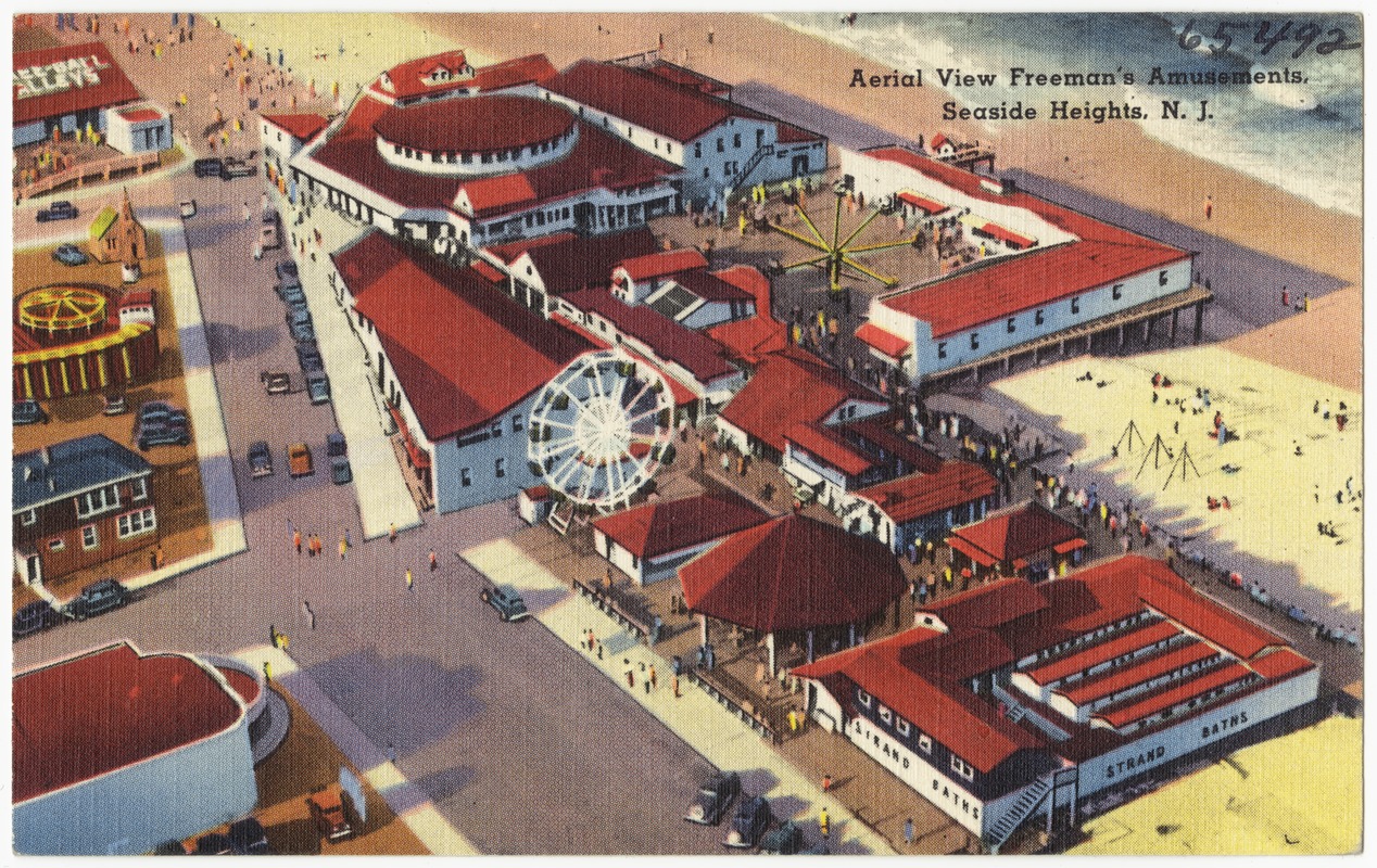 Aerial view, Freeman's Amusements, Seaside Heights, N. J.
