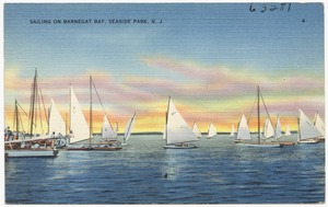 Sailing on Barnegat Bay, Seaside Park, N. J.