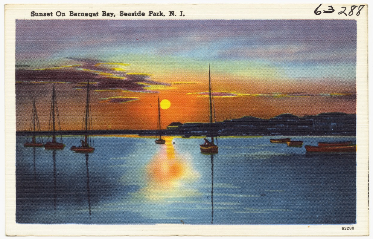 Sunset on Barnegat Bay, Seaside Park, N. J.