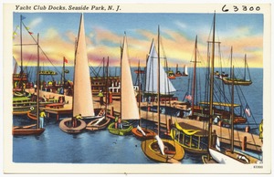 Yacht club docks, Seaside Park, N. J.