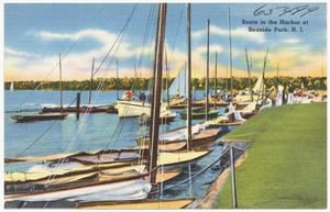 Boats in the harbor at Seaside Park, N. J.