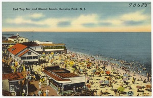 Red Top Bar and Strand Beach, Seaside Park, N. J.