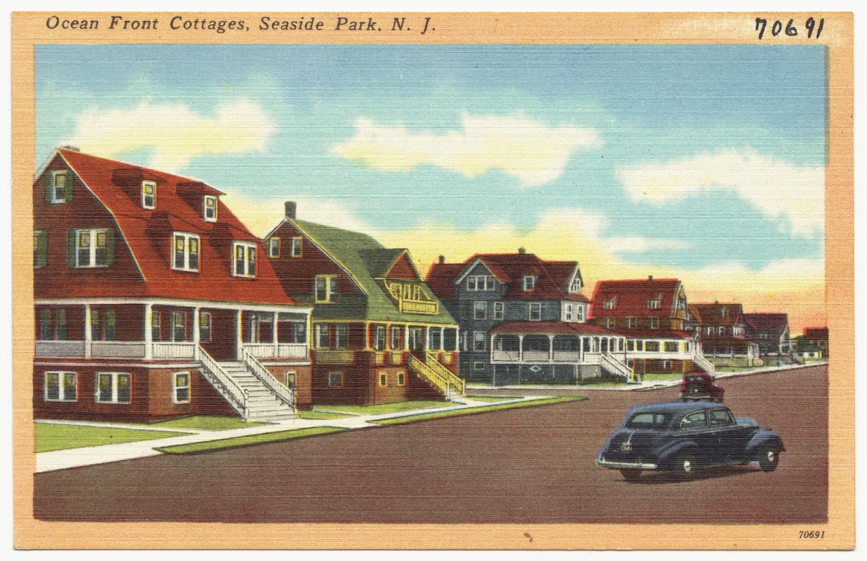 Ocean front cottages, Seaside Park, N. J.