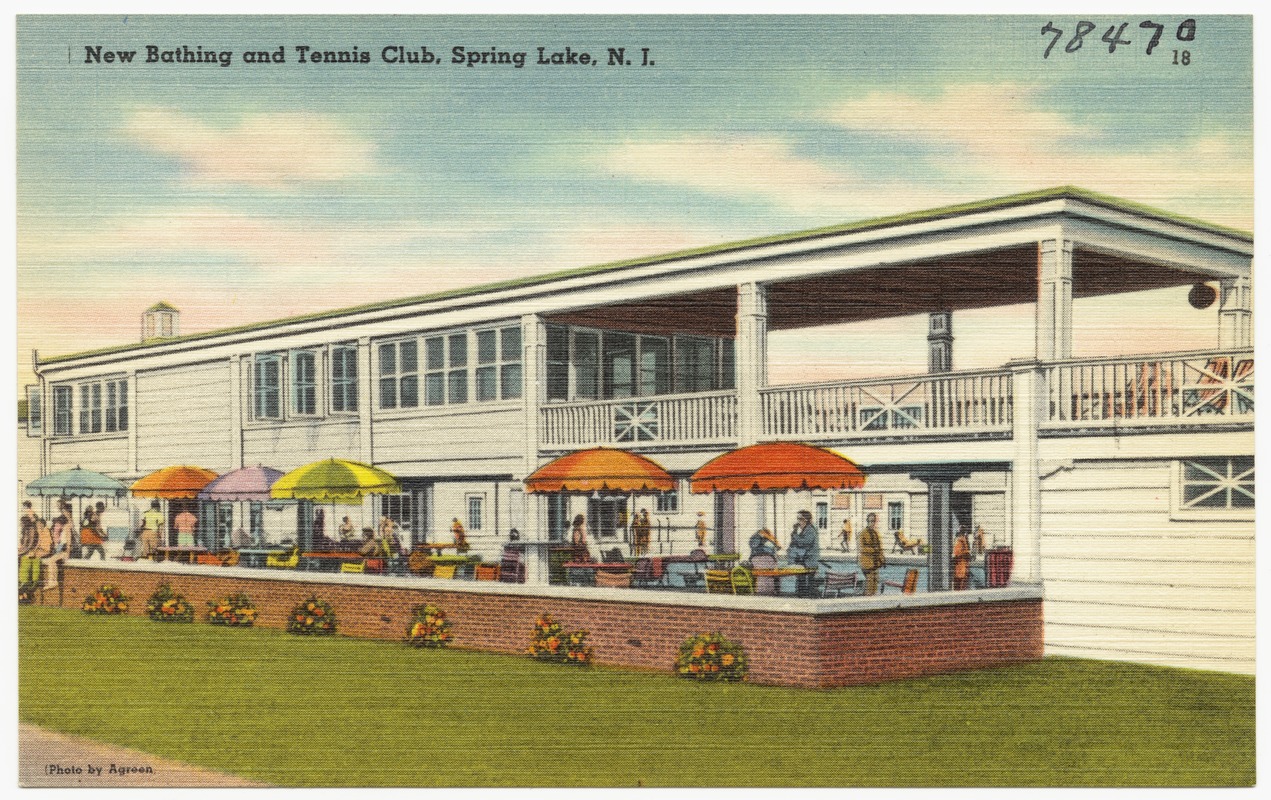New bathing and tennis club, Spring Lake, N. J.