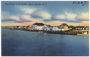 Bay front from bridge, Stone Harbor, N. J.