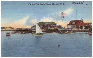 Yacht club basin Stone Harbor, N. J.