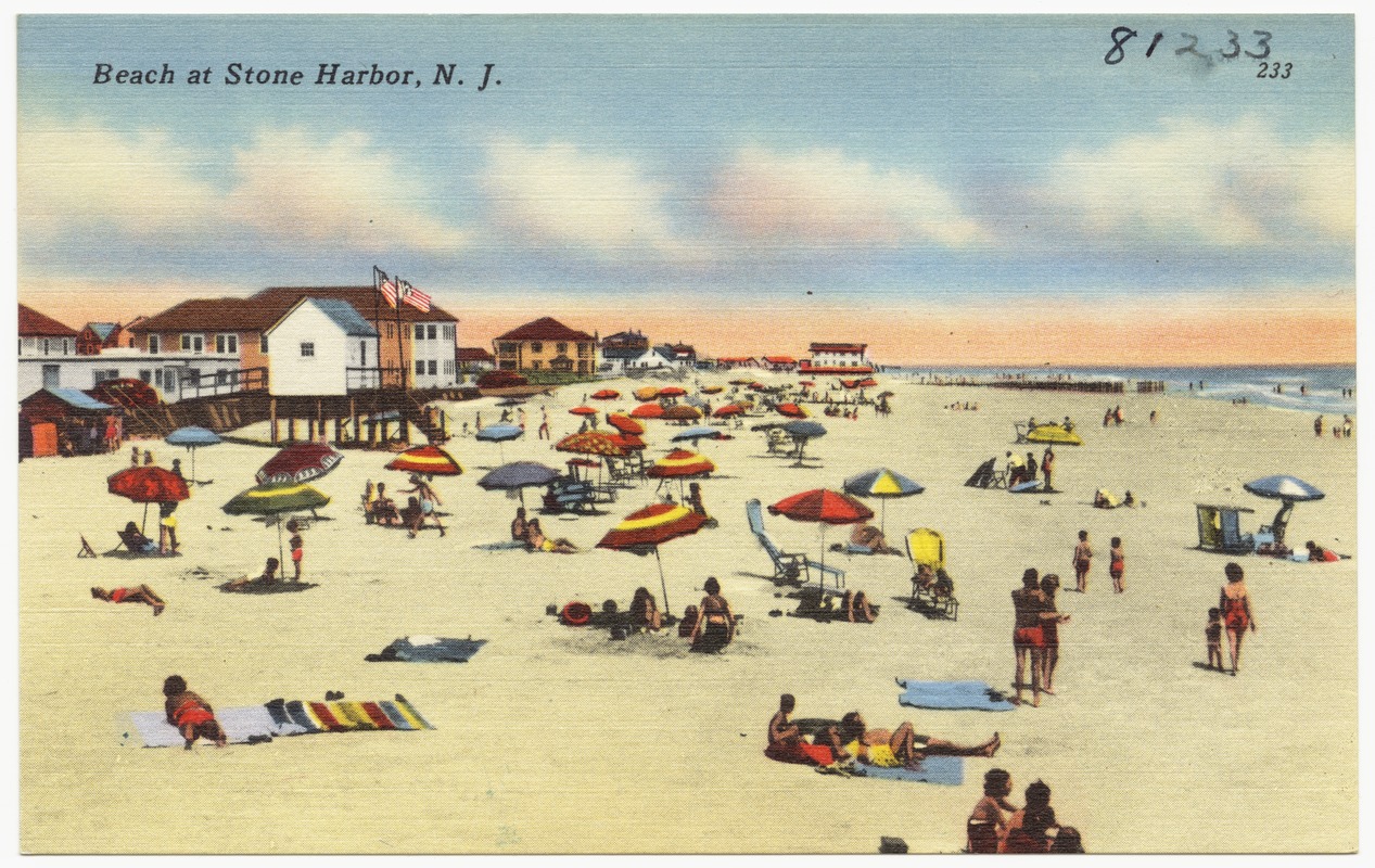 Beach at Stone Harbor, N. J.