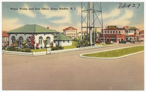 Water works and post office, Stone Harbor, N. J.
