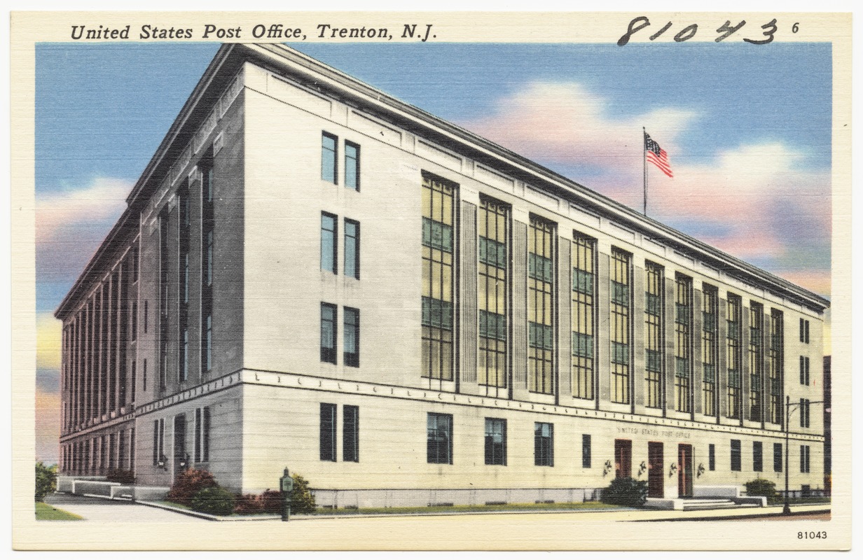 United States Post Office, Trenton, N. J. Digital Commonwealth