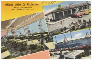 Miami Drive In Restaurant, Albany Avenue Boulevard, West Atlantic City, N. J.