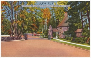 Entrance to Llewellyn Park, West Orange, N. J.