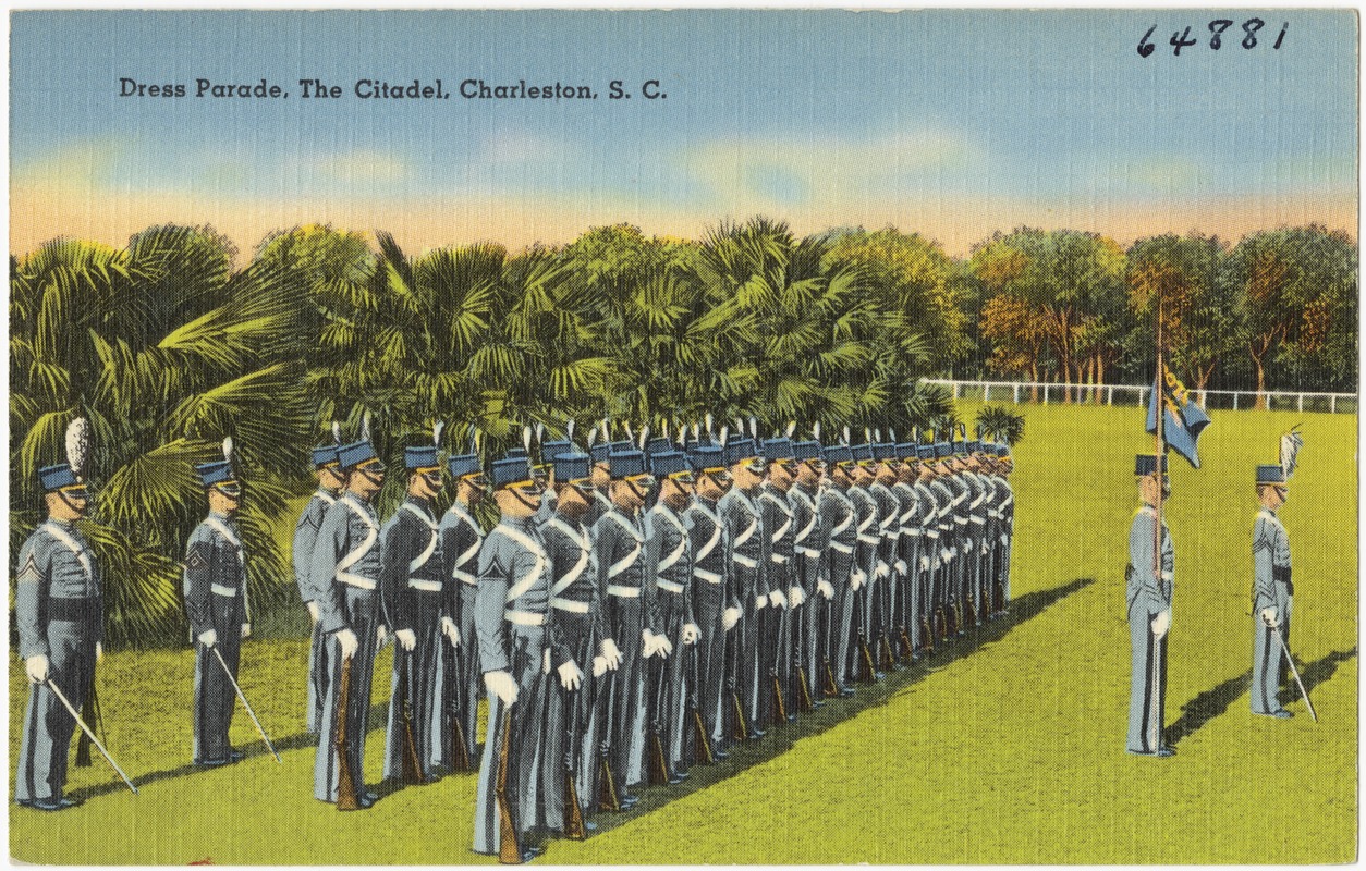 Dress parade, The Citadel, Charleston, S. C.