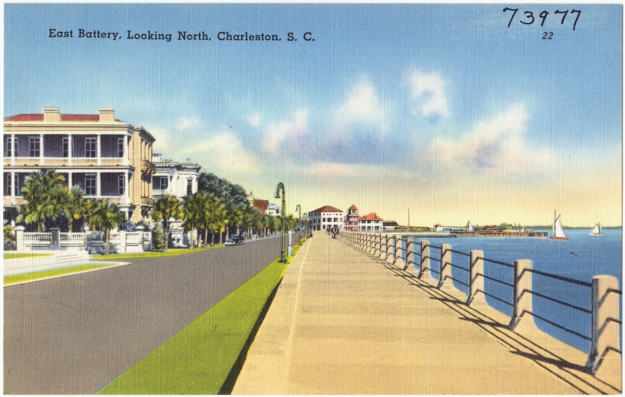 East Battery, looking north, Charleston, S. C.