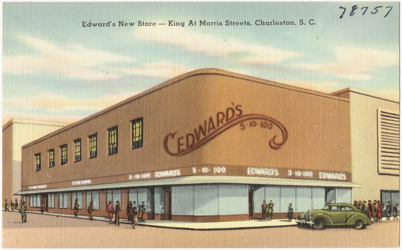 Edward's new store -- King at Morris streets, Charleston, S. C.