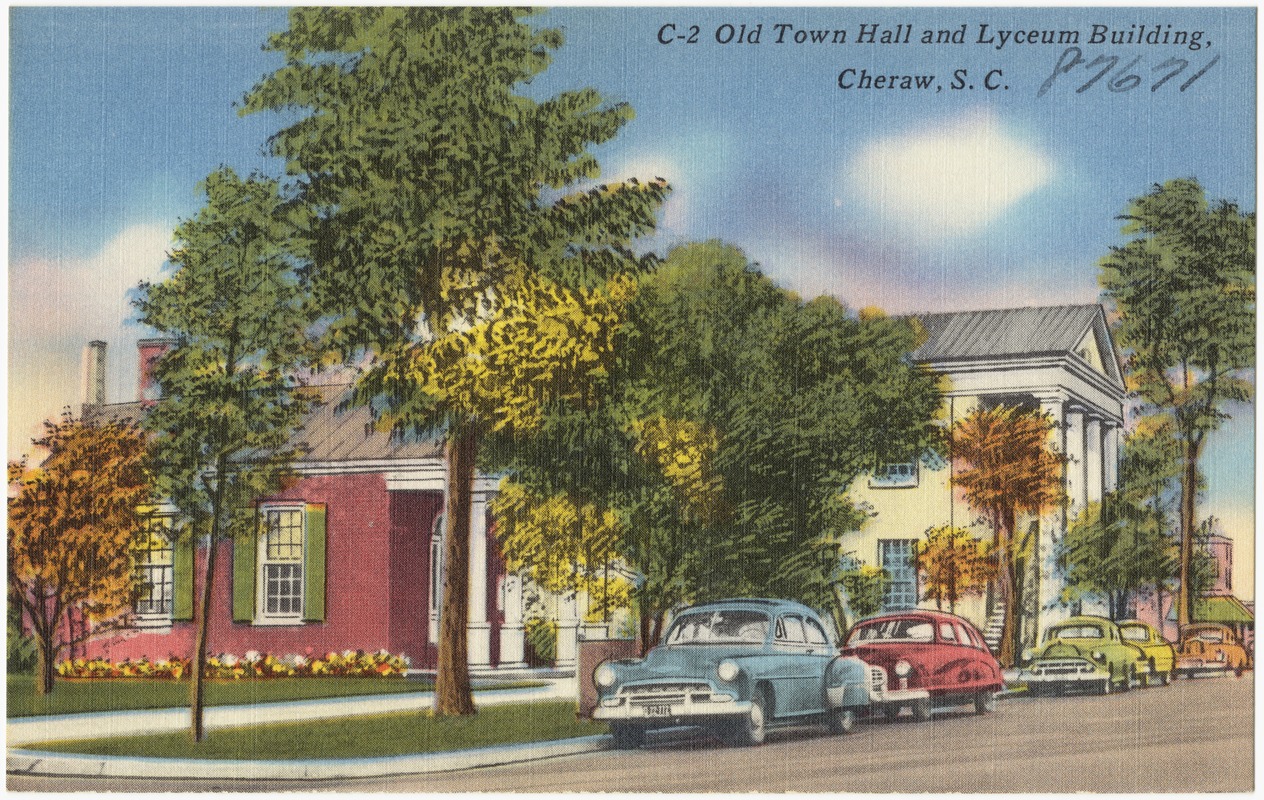 Old Town Hall and Lyceum building, Cheraw, S. C.
