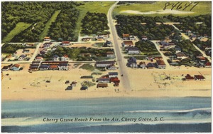 Cherry Grove Beach from the air, Cherry Grove, S. C.