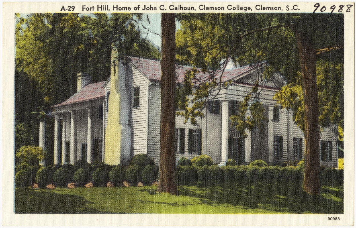 Fort Hill, home of John C. Calhoun, Clemson College, Clemson, S. C.