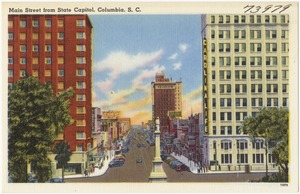 Main Street from State Capitol, Columbia, S. C.