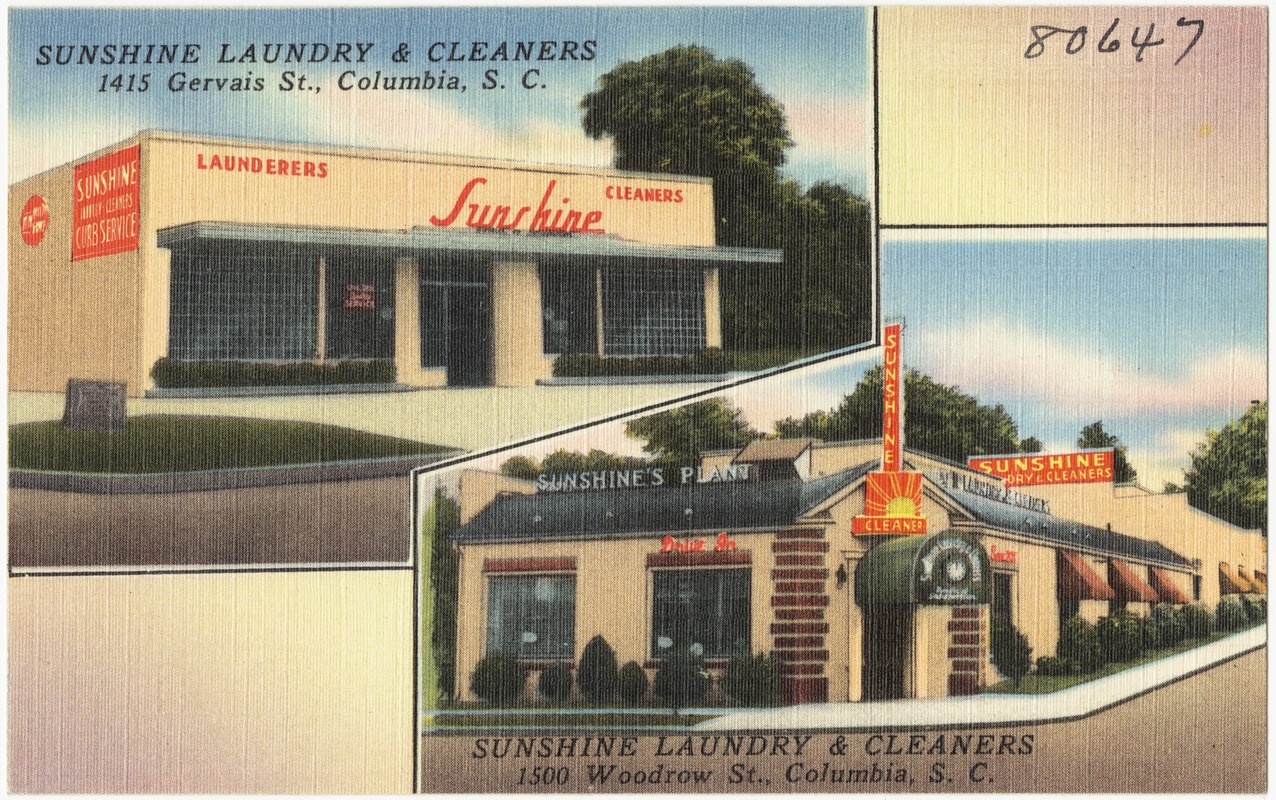 Sunshine Laundry & Cleaners, 1415 Gervais St., Columbia, S. C.