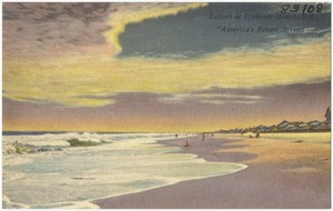 Sunset at Crescent Beach, S. C., "America's finest strand"