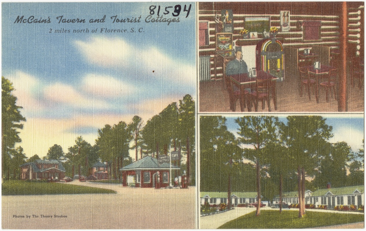 McCain's Tavern and Tourist Cottages, 2 miles north of Florence, S. C.