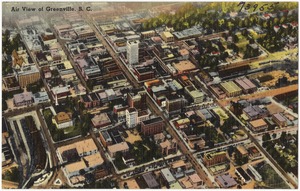 Air view of Greenville, S. C.