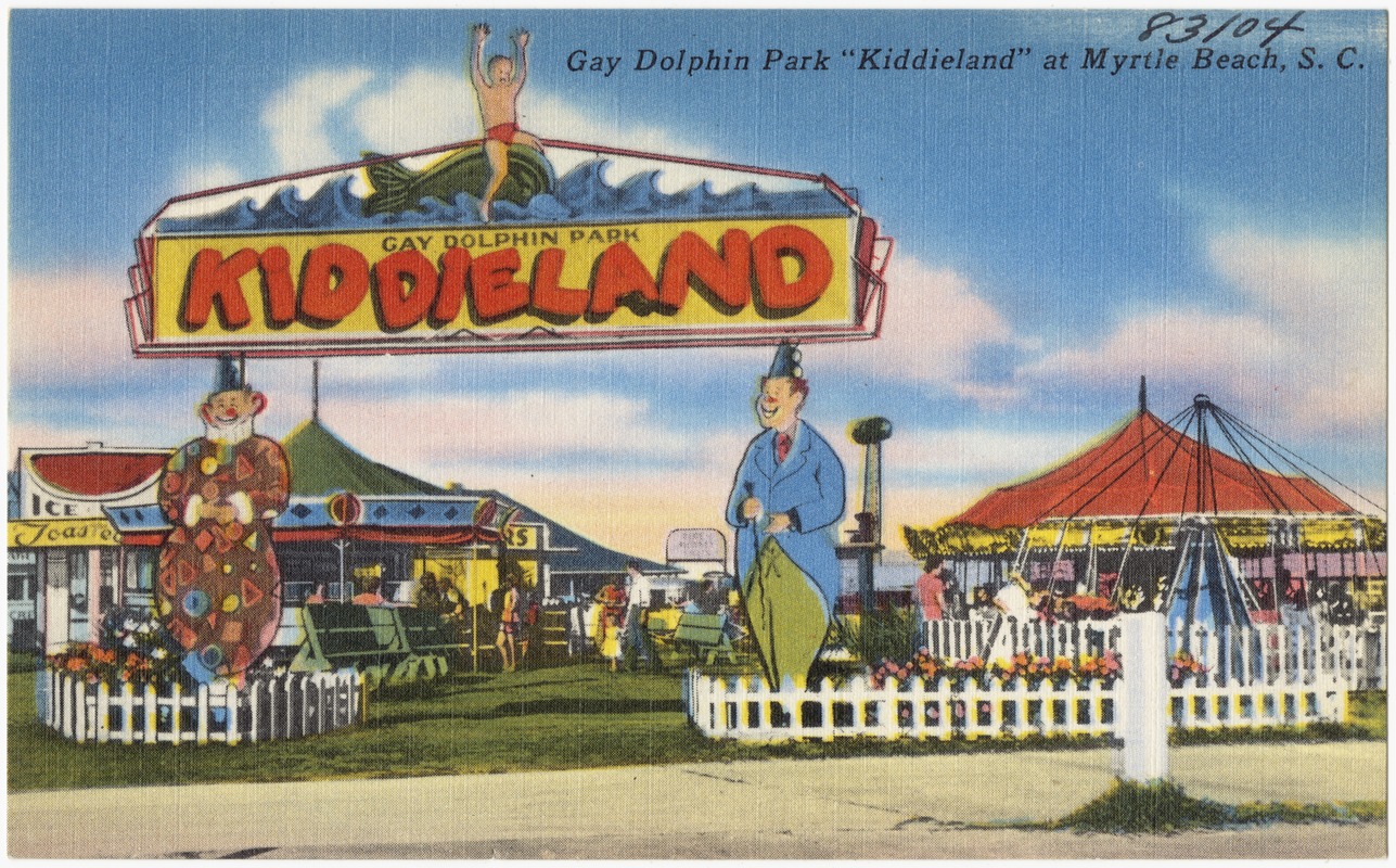 Gay Dolphin Park "Kiddieland" at Myrtle Beach, S. C.