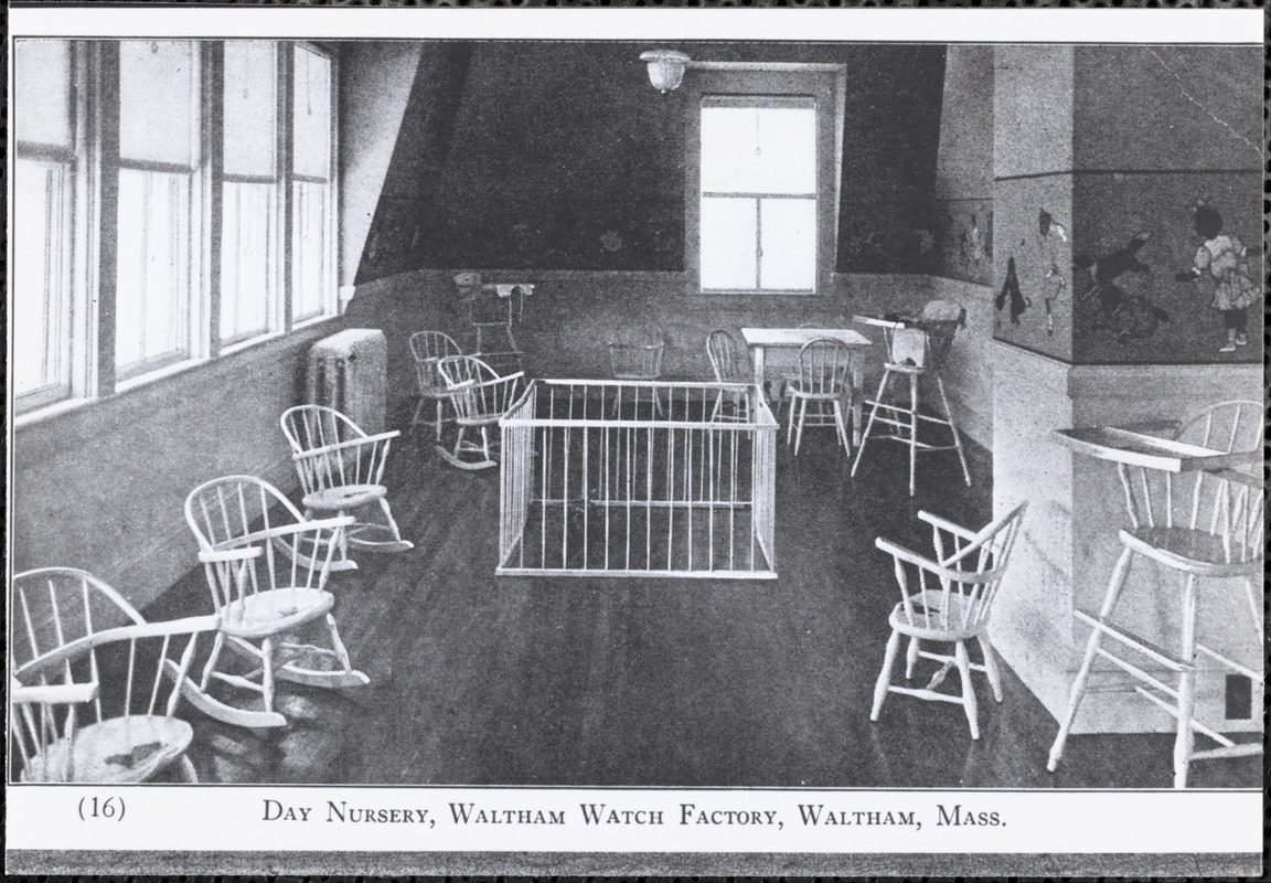 Day Nursery, Waltham Watch Factory, Waltham, Mass