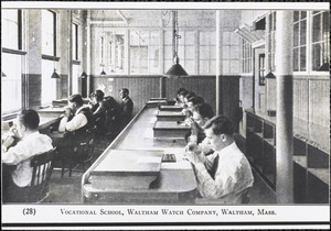 Vocational School, Waltham Watch Company, Waltham, Mass