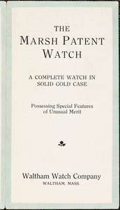 The Marsh Patent watch
