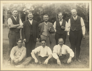 A group of superintendent and foremen in 1910