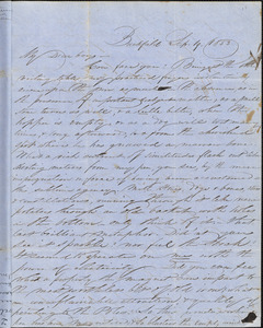 Letter from Zadoc Long to John D. Long, September 19, 1853