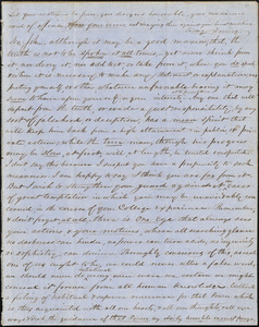 Letter from Zadoc Long to John D. Long, November 5, 1853