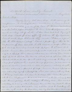 Letter from Zadoc Long to John D. Long, March 13, 1854