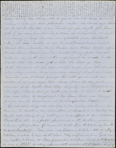 Letter from Zadoc Long and Persis Seaver Long Bartlett, to John D. Long, March 28, 1854