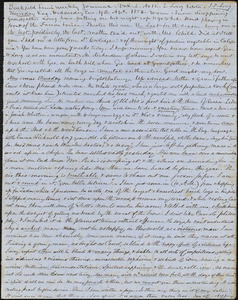 Letter from Zadoc Long, Julia Temple Davis Long, and Zadoc Long Jr. to John D. Long, April 19, 1854