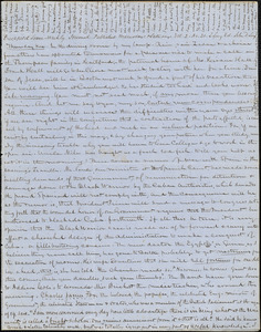 Letter from Zadoc Long and Persis Seaver Long to John D. Long, May 25, 1854