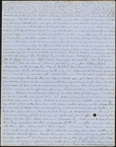 Letter from Zadoc Long to John D. Long, June 28, 1854