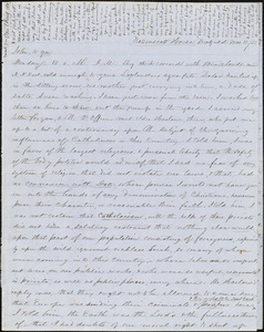Letter from Zadoc Long to John D. Long, March 12, 1855
