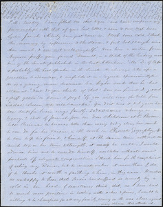 Letter from Zadoc Long to John D. Long, et al., March 20, 1855