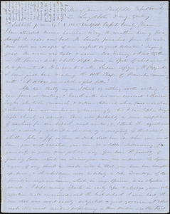 Letter from Zadoc Long to John D. Long, April 8, 1855