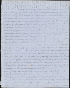 Letter from Zadoc Long to John D. Long, July 1, 1855