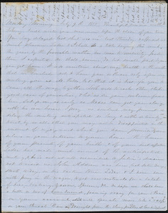 Letter from Zadoc Long to John D. Long, July 9, 1855