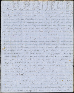 Letter from Zadoc Long to John D. Long, October 10 - 15, 1855