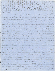 Letter from Zadoc Long to John D. Long, September 2-8, 1856