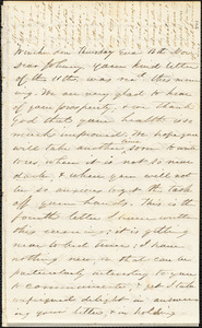 Letter from Zadoc Long to John D. Long, November 13-15, 1856